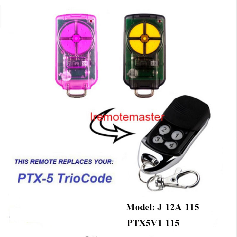 برای تعویض درب از راه دور PTX5 V1 TrioCode Gate 433.92MHz Rolling Code